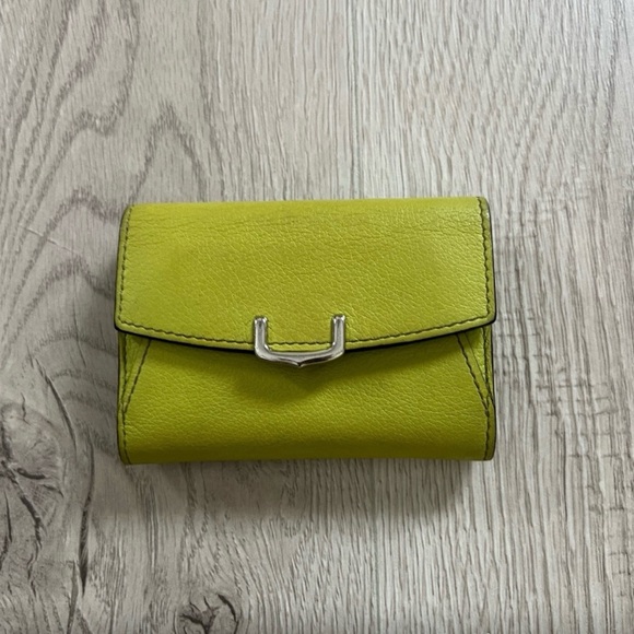 Cartier Light Green Green Leather Wallet - Picture 4 of 4